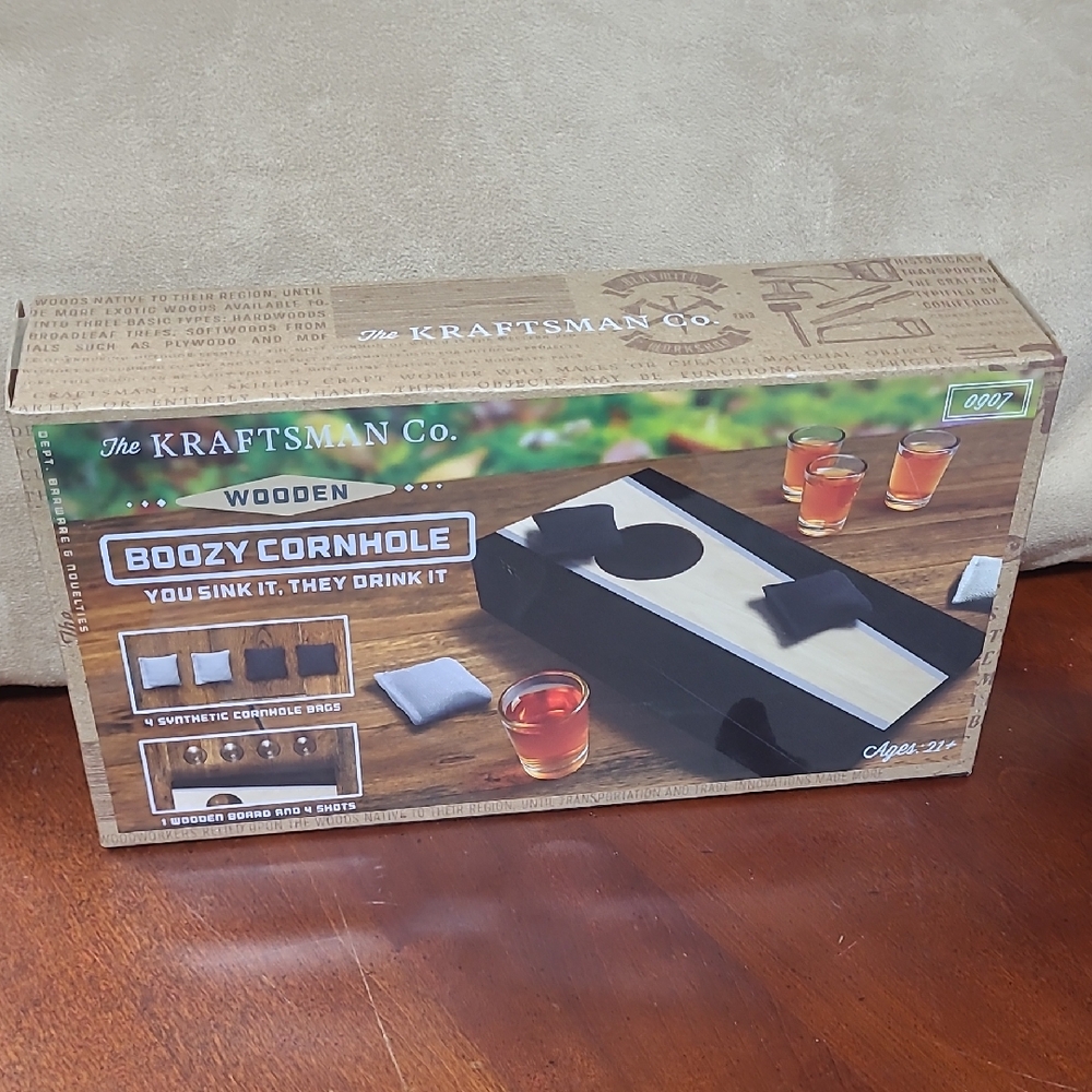 The Kraftsman Co. Boozy Cornhole Game